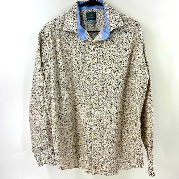 Thomas Dean Longsleeve Button Down Shirt - Picture 1 of 7